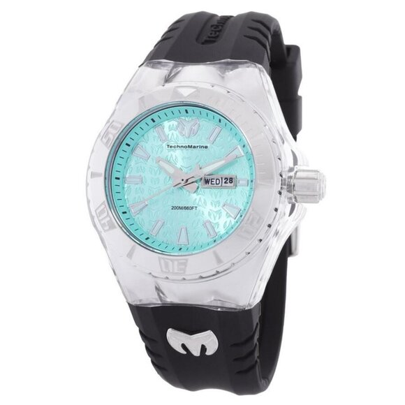 NWT Authentic Technomarine Cruise Quartz Turquoise Dial Women's Watch - Picture 1 of 3